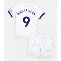 Tottenham Hotspur Richarlison #9 Heimtrikotsatz Kinder 2023-24 Kurzarm (+ Kurze Hosen)